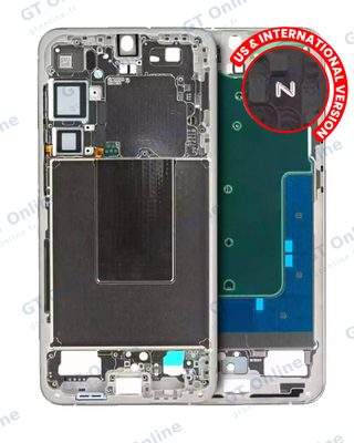 Châssis pour Samsung Galaxy S24 Plus 5G (version US & internationale, jaune ambre)