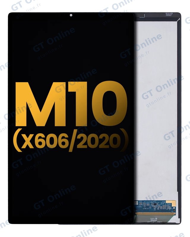 Écran LCD sans châssis pour Lenovo Tab M10 (TB-X606) (2nd Gen) (FHD Plus, reconditionné, noir)