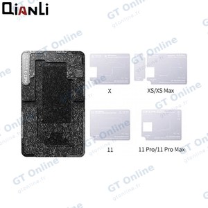 Plateforme de Rebillage QianLi MEGA-IDEA avec Kit de Pochoirs iPhone X & 11 Series