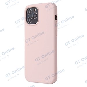 Coque Silicone Compatible pour Apple iPhone 12 Pro Max (#19) Or Rose