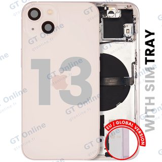 Châssis pour Apple iPhone 13 (version EU, origine d'occasion — grade B, rose) — réf. 107082075590
