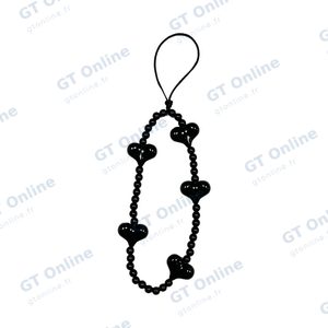 Bracelet pour Smartphone Cœur B1 Noir