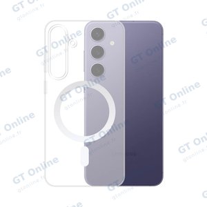 Coque Silicone MagSafe Compatible pour Samsung Galaxy S24 Plus 5G S926 Transparent