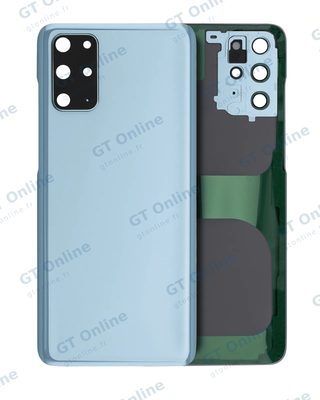 Vitre arrière pour Samsung Galaxy S20 Plus (pack service origine, bleu nuage)