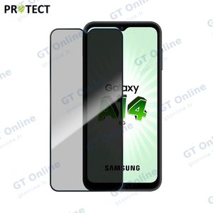 Verre Trempé PRIVACY PROTECT pour Samsung Galaxy A14 5G A146P/Galaxy A14 4G A145 Transparent