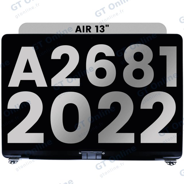 Écran pour Apple MacBook Air 13" (A2681 / Mid 2022) (origine, gris sidéral)