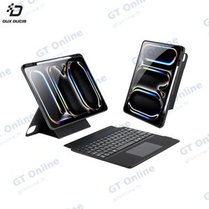 Housse de Protection avec Clavier Rétroéclairé DK Dux Ducis pour Apple iPad Pro 13" M4 (7e génération) AZERTY