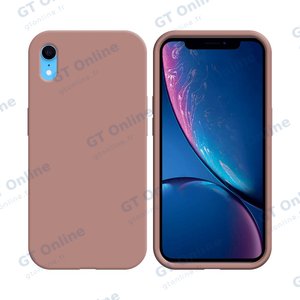 Coque Silicone Compatible pour Apple iPhone XR (#06) Rose