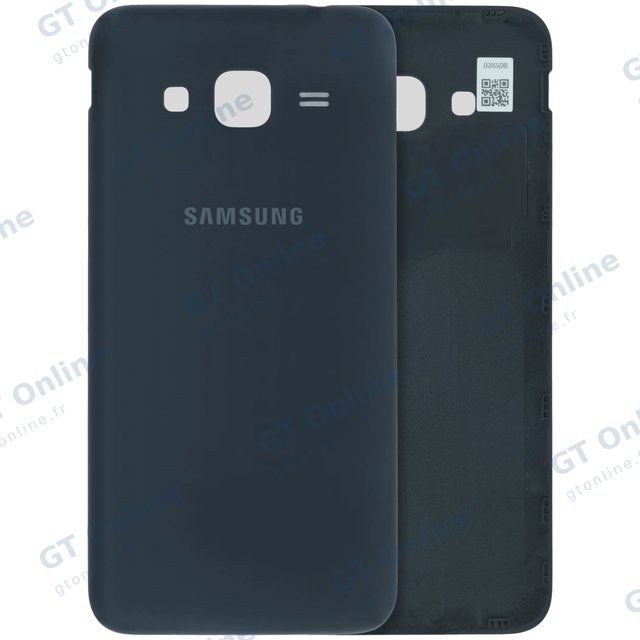 Vitre arrière pour Samsung Galaxy J3 (J320 / 2016) (pack service origine, noir)