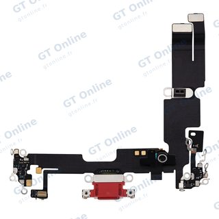 Dock de charge pour Apple iPhone 14 Plus (origine d'occasion, rouge)