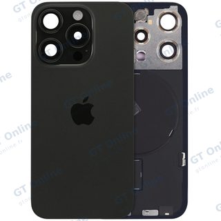 Vitre arrière avec MagSafe, NFC et nappe flash pour Apple IPhone 15 Pro (origine, titane noir)