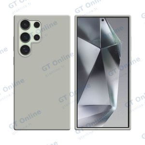 Coque Silicone Compatible pour Samsung Galaxy S24 Ultra 5G S928 (#9) Blanc
