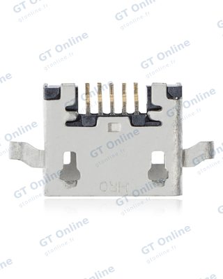 Connecteur de charge à souder — format Micro A, 5 broches, 4 points de fixation (C182)