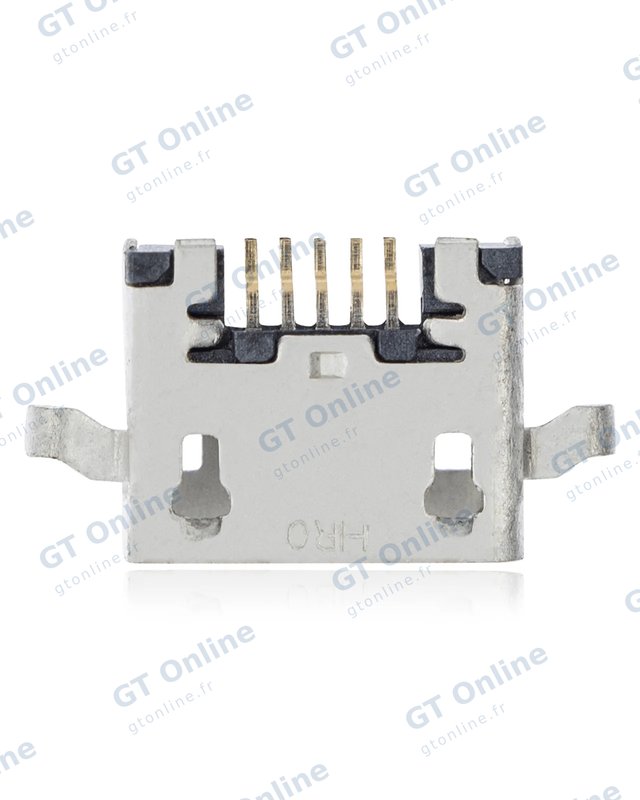 Connecteur de charge à souder — format Micro A, 5 broches, 4 points de fixation (C182)