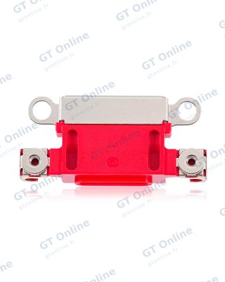 Connecteur de charge nu à souder pour Apple iPhone 14 / 14 Plus (rouge, lot de 10) — réf. 107082026290