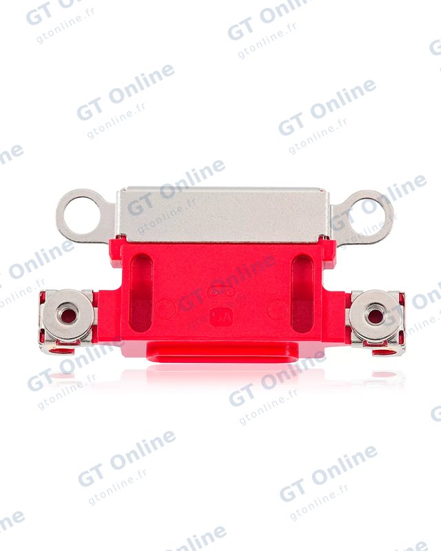 Connecteur de charge nu à souder pour Apple iPhone 14 / 14 Plus (rouge, lot de 10) — réf. 107082026290