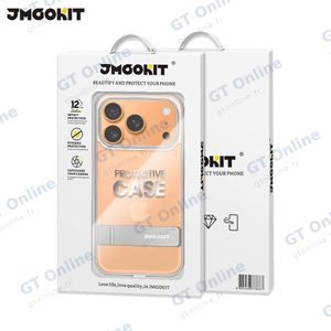 Coque de Protection Metal Bracket JMGOKIT pour Apple iPhone 17 Pro Transparent — vue 3