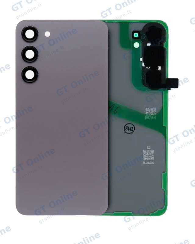 Vitre arrière pour Samsung Galaxy S24 Plus (pack service origine, Cobaltviolet)