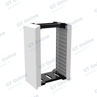 Support de rangement 12 boîtiers de jeux pour PlayStation 5 DOBE TP5-0520 — blanc