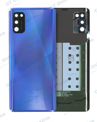 Vitre arrière pour Samsung Galaxy A41 (A415 / 2020) (pack service origine, bleu Prism Crush)