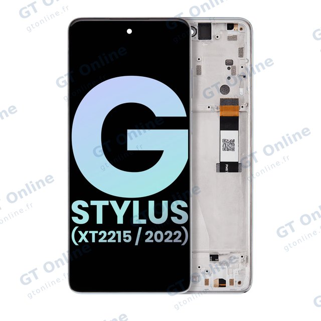 Écran LCD avec châssis pour Motorola Moto G Stylus 5G (XT2215 / 2022) (origine, Seafoam Green)