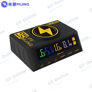 Station de Chargement MiJing WLX-M9A (3x Type-C + 3x USB + Chargeur sans Fil) — vue 3