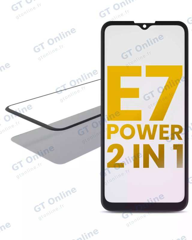 Vitre d’écran avec OCA pour Motorola Moto E7 Power (XT2097-6 / 2021) / Moto E7i Power (XT2097-12 / 2021)
