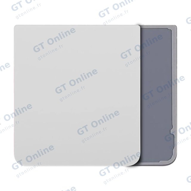 Vitre arrière pour Samsung Galaxy Z Flip 4 5G (pack service origine, blanc)