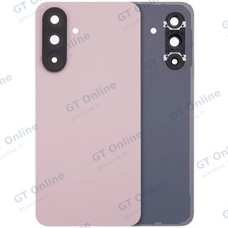 Vitre arrière pour Samsung Galaxy A56 5G (A566 / 2025) (sans logo, compatible premium, rose)
