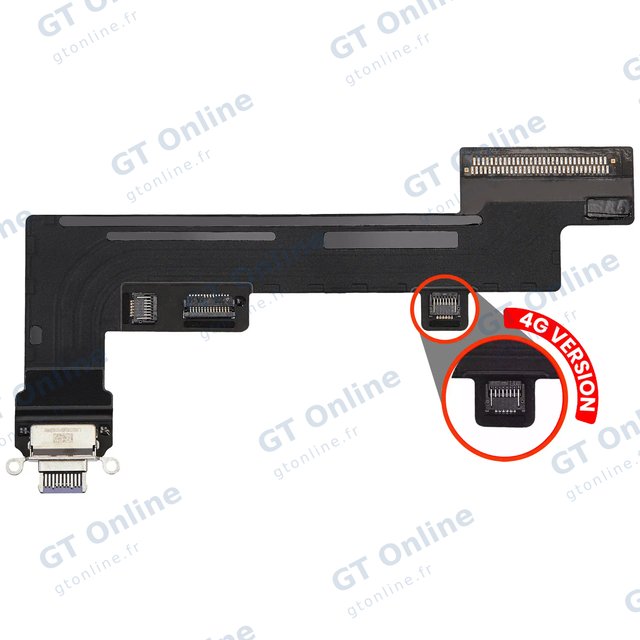 Dock de charge pour Apple iPad Air 5 (Cellular, origine d'occasion, violet)