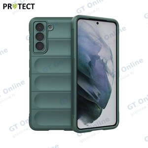 Coque de Protection IX008 PROTECT pour Samsung Galaxy S21 5G G991 Vert Foncé