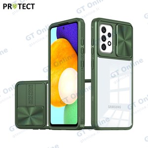 Coque de Protection IE027 PROTECT pour Samsung Galaxy A52 5G A526/Galaxy A52 4G A525 Vert Foncé