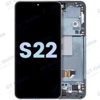 Écran OLED avec châssis pour Samsung Galaxy S22 5G (pack service origine, vert)