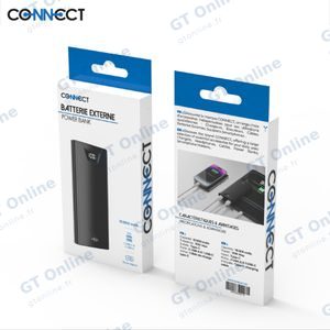 Batterie Externe Power Bank CONNECT MC-BE10N01 10000mAh Noir — vue 2