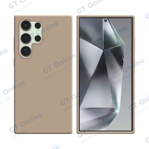 Coque Silicone Compatible pour Samsung Galaxy S24 Ultra 5G S928 (#18) Rose Gold