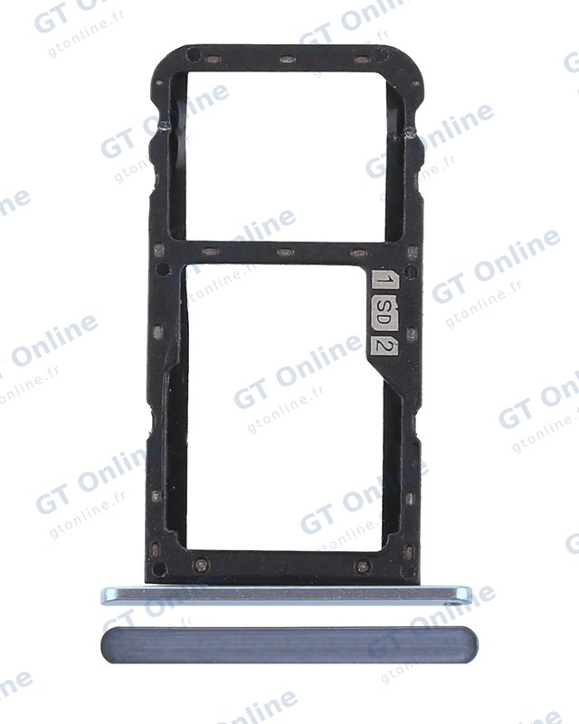 Tiroir SIM pour Asus ZenFone 5 (ZE620KL / 2018) / 5z (ZS620KL / 2018) (bleu nuit)