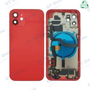 Coque de Réparation Complète Aftermarket (PIEC) Apple iPhone 12 Rouge