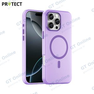 Coque de Protection MF-006 MagSafe PROTECT pour Apple iPhone 16 Pro Max Violet Foncé