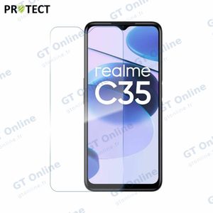 Verre Trempé Classique PROTECT pour Realme C35 Transparent