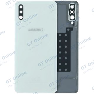 Vitre arrière pour Samsung Galaxy A70 (A705) (pack service origine, blanc)