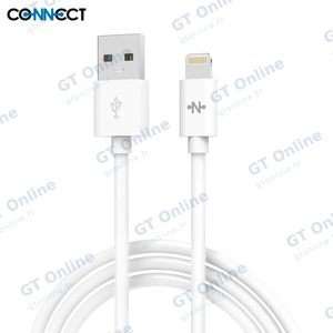 Câble Data USB vers Lightning CONNECT MC-CLB5 12W (2m) Blanc