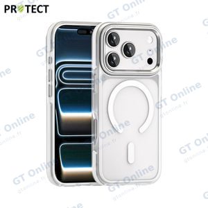 Coque de Protection MagSafe MS01 PROTECT pour Apple iPhone 17 Pro/iPhone 18 Pro Blanc