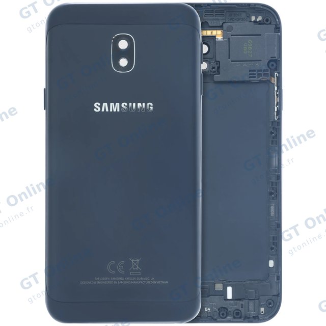 Vitre arrière pour Samsung Galaxy J3 Pro (J330 / 2017) (pack service origine, noir)
