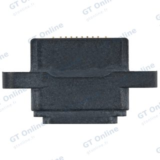 Connecteur de charge nu à souder pour Apple iPad Air 1 / 5 (2017) / iPad 6 (2018) / iPad 7 (2019) / iPad 8 (2020) / iPad 9 (2021) (soudure requise, noir, lot de 10)