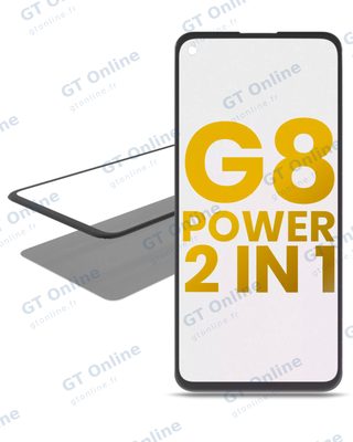 Vitre d’écran avec OCA pour Motorola Moto G8 Power (XT2041 / 2020)