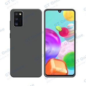 Coque Silicone Compatible pour Samsung Galaxy A41 A415 (#5) Gris