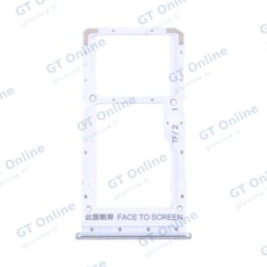 Tiroir Sim Premium Xiaomi Redmi Note 10 5G/Poco M3 Pro 5G Argent Chrome