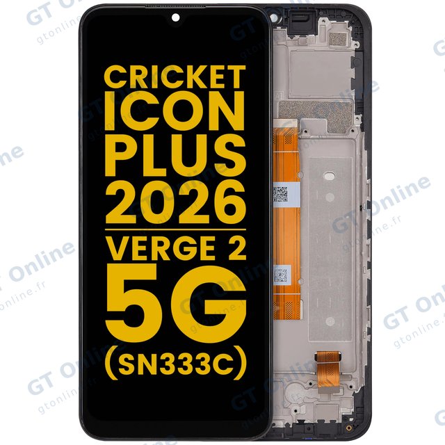 Écran pour Cricket lcon Plus (2026) (SN333C) / AT&T Verge 2 5G (reconditionné, toutes couleurs)