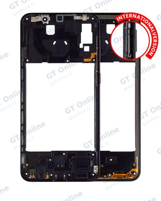 Châssis pour Samsung Galaxy A20 (A205 / 2019) (version internationale, noir)
