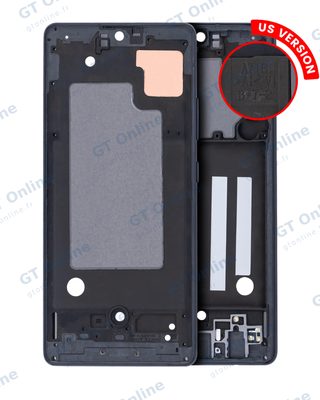 Châssis pour Samsung Galaxy A71 5G (version US, noir Prism Cube)